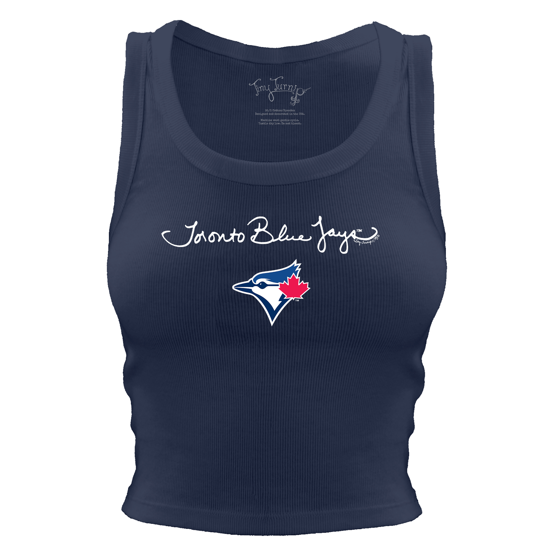 Toronto Blue Jays Logo Script Crop Tank