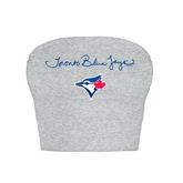 Toronto Blue Jays Logo Script Crop Tube Top