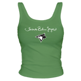 Toronto Blue Jays Logo Script Ribbed Tank - Tiny Turnip