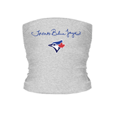 Toronto Blue Jays Logo Script Tube Top - Tiny Turnip