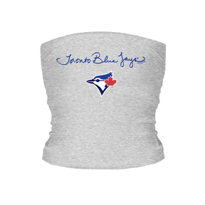 Toronto Blue Jays Logo Script Tube Top - Tiny Turnip
