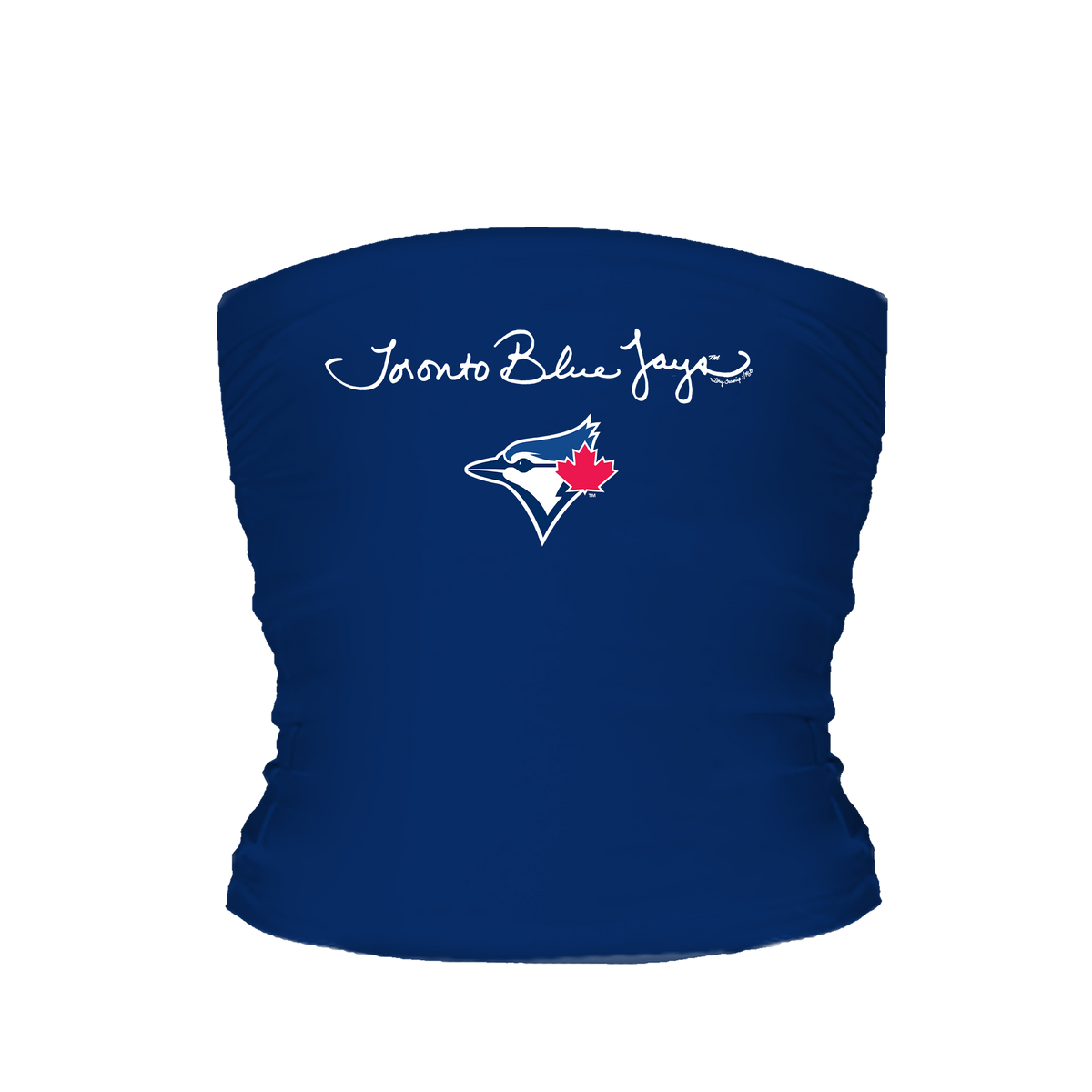 Toronto Blue Jays Logo Script Tube Top - Tiny Turnip