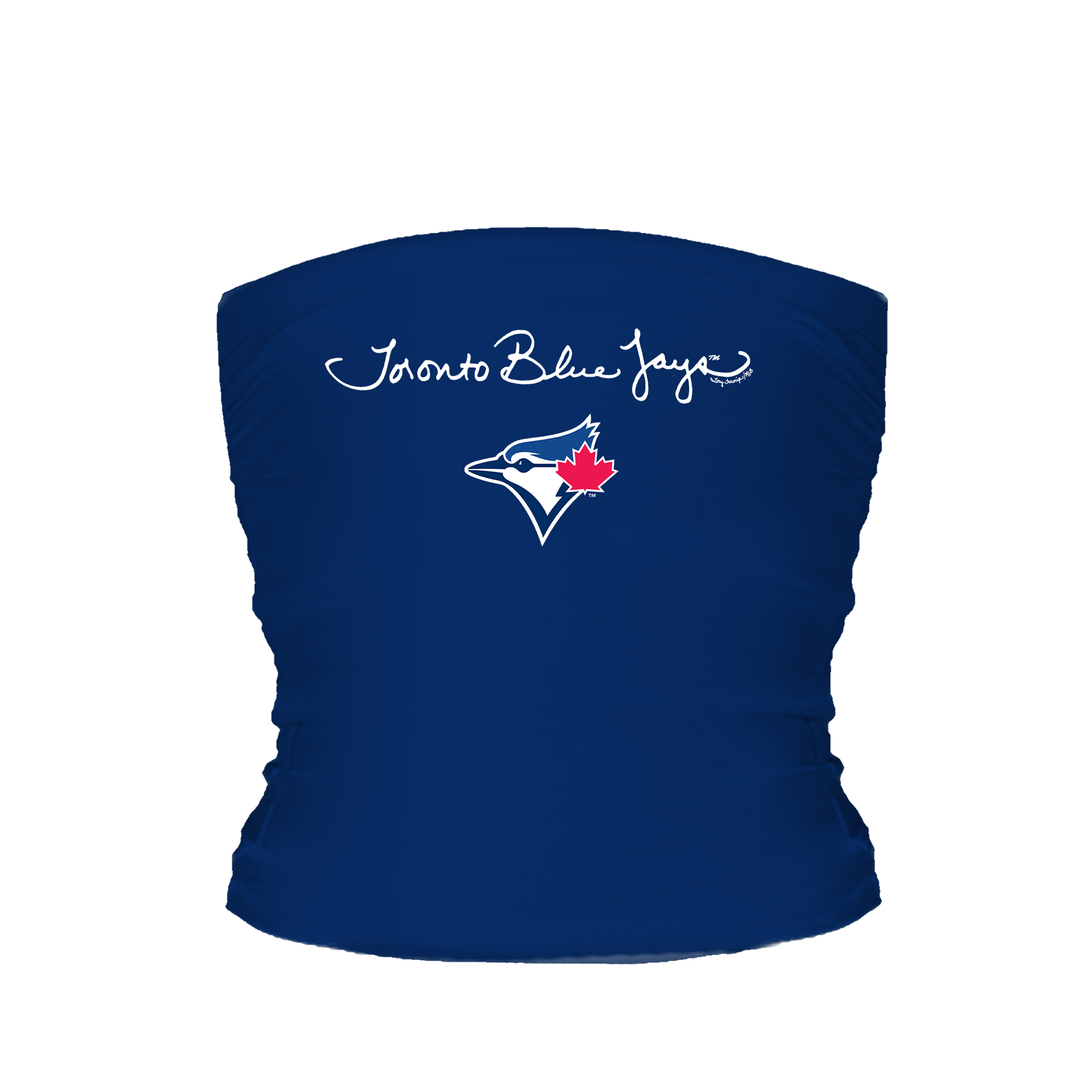 Toronto Blue Jays Logo Script Tube Top - Tiny Turnip