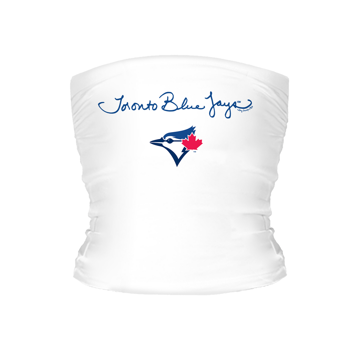 Toronto Blue Jays Logo Script Tube Top - Tiny Turnip