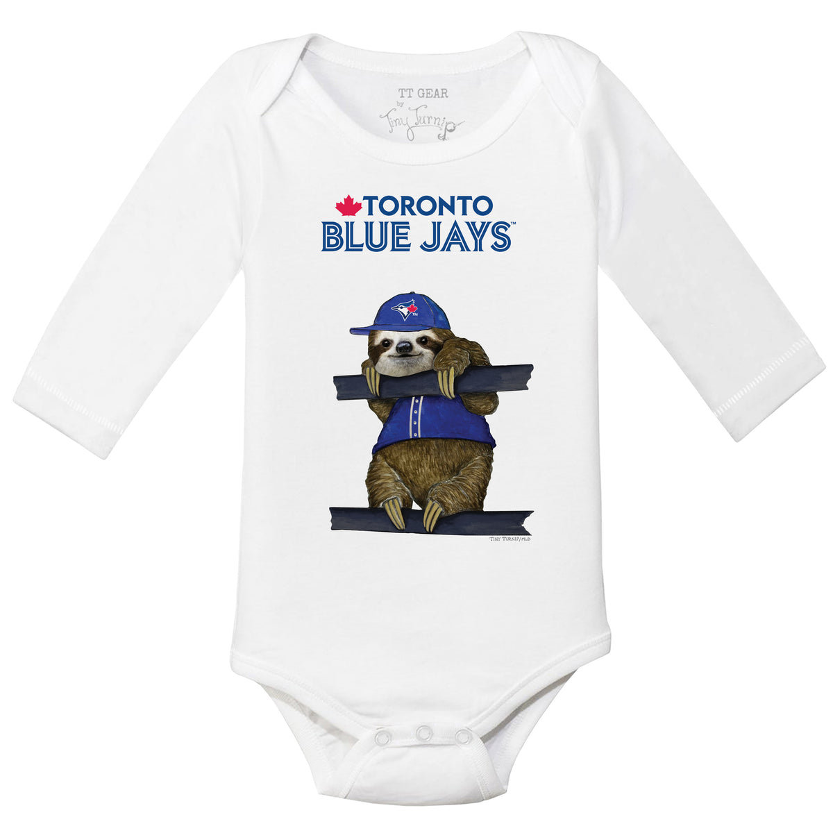 Toronto Blue Jays Sloth Long Sleeve Snapper