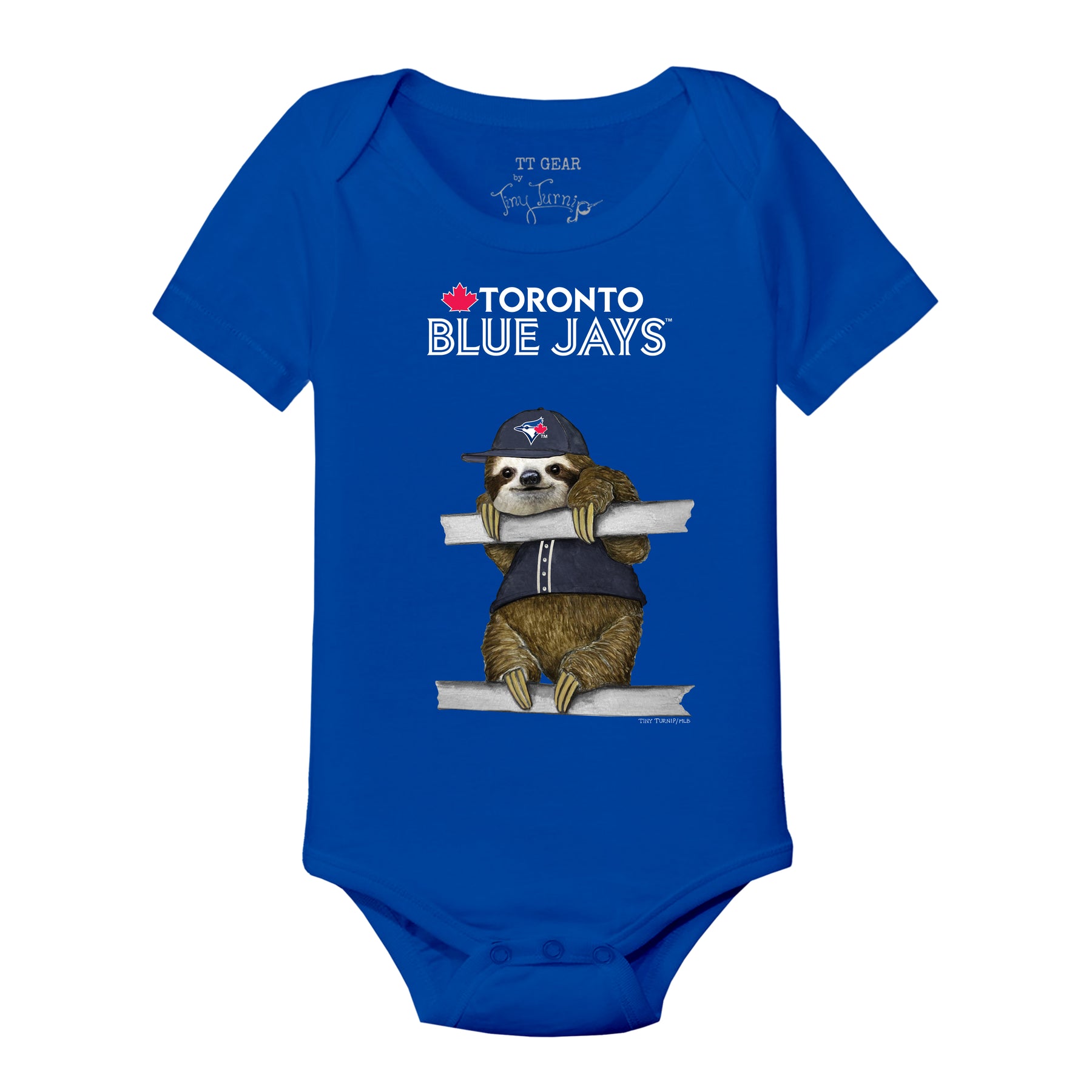 Toronto Blue Jays Sloth Short Sleeve Snapper