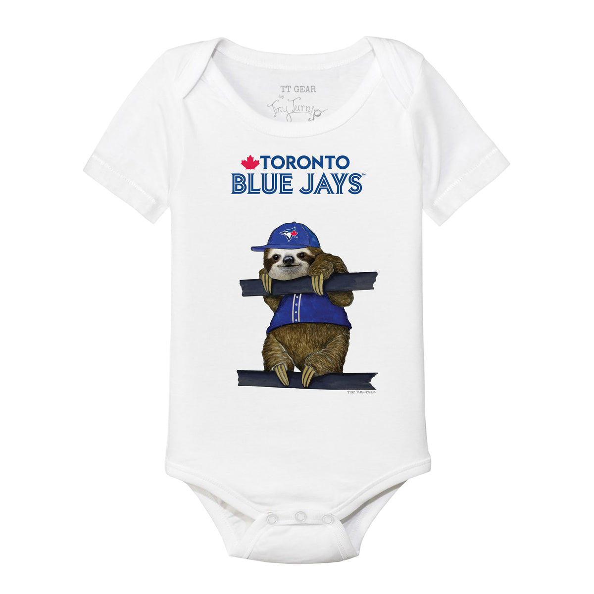 Toronto Blue Jays Sloth Short Sleeve Snapper