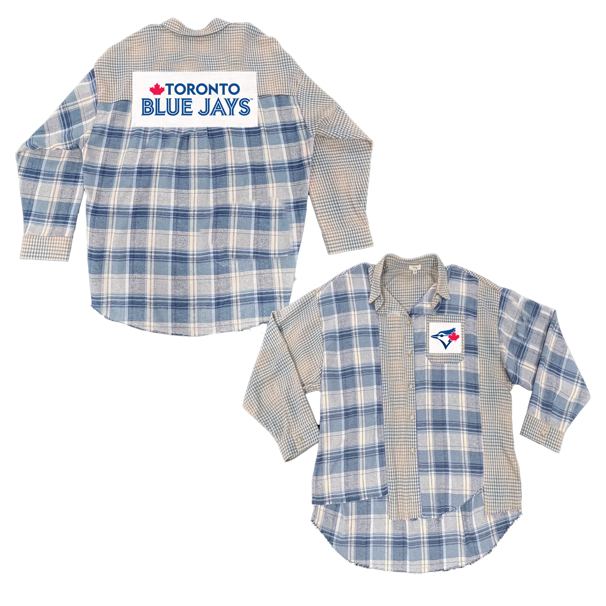 Toronto Blue Jays Spring Flannel– Tiny Turnip