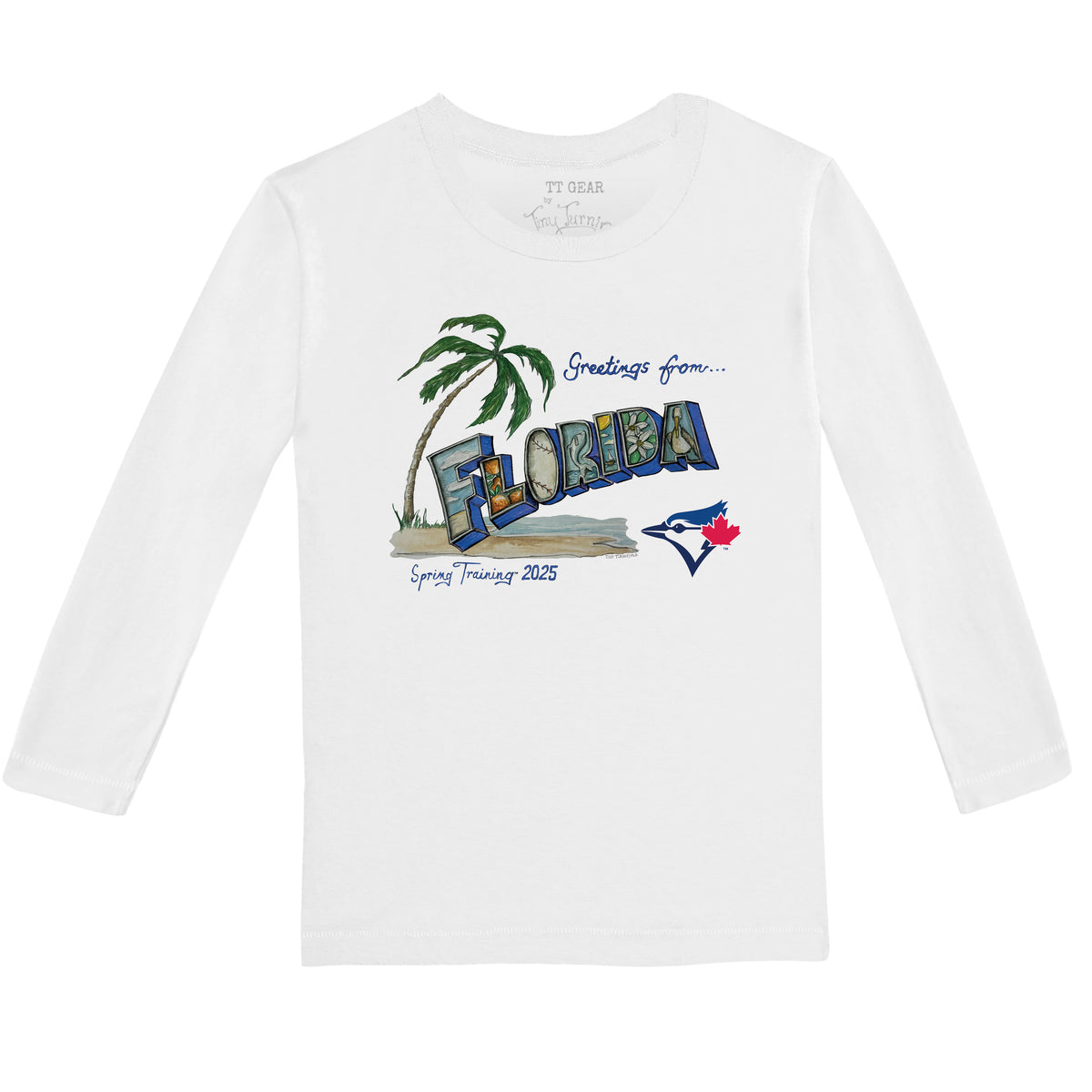 Toronto Blue Jays Spring Training 2025 Long-Sleeve Tee Shirt