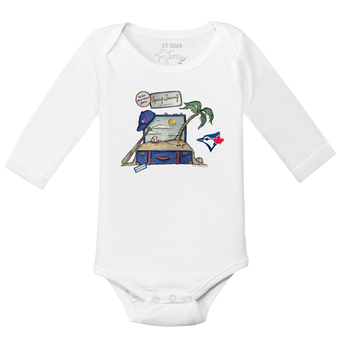 Toronto Blue Jays Spring Training 2026 Long Sleeve Snapper - Tiny Turnip
