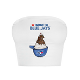 Toronto Blue Jays Sundae Helmet Crop Tube Top - Tiny Turnip