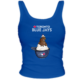 Toronto Blue Jays Sundae Helmet Ribbed Tank - Tiny Turnip