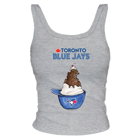 Toronto Blue Jays Sundae Helmet Ribbed Tank - Tiny Turnip
