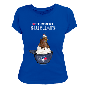 Toronto Blue Jays Sundae Helmet Women's Tee Shirt