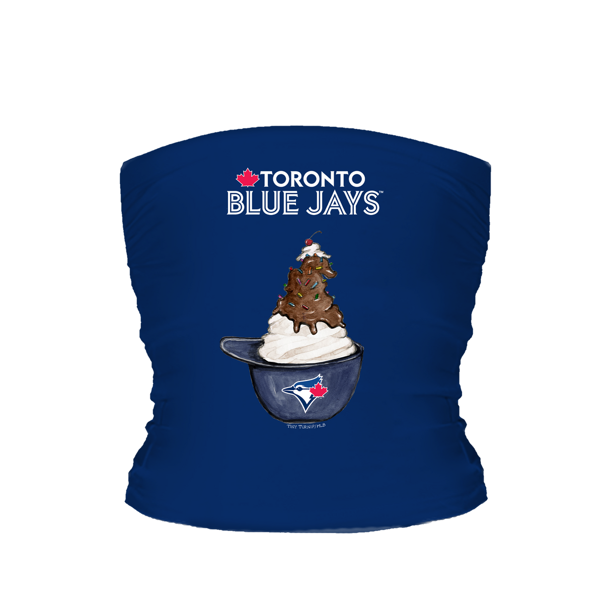 Toronto Blue Jays Sundae Helmet Tube Top - Tiny Turnip