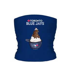 Toronto Blue Jays Sundae Helmet Tube Top - Tiny Turnip