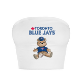 Toronto Blue Jays Teddy Crop Tube Top