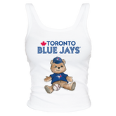Toronto Blue Jays Teddy Ribbed Tank - Tiny Turnip
