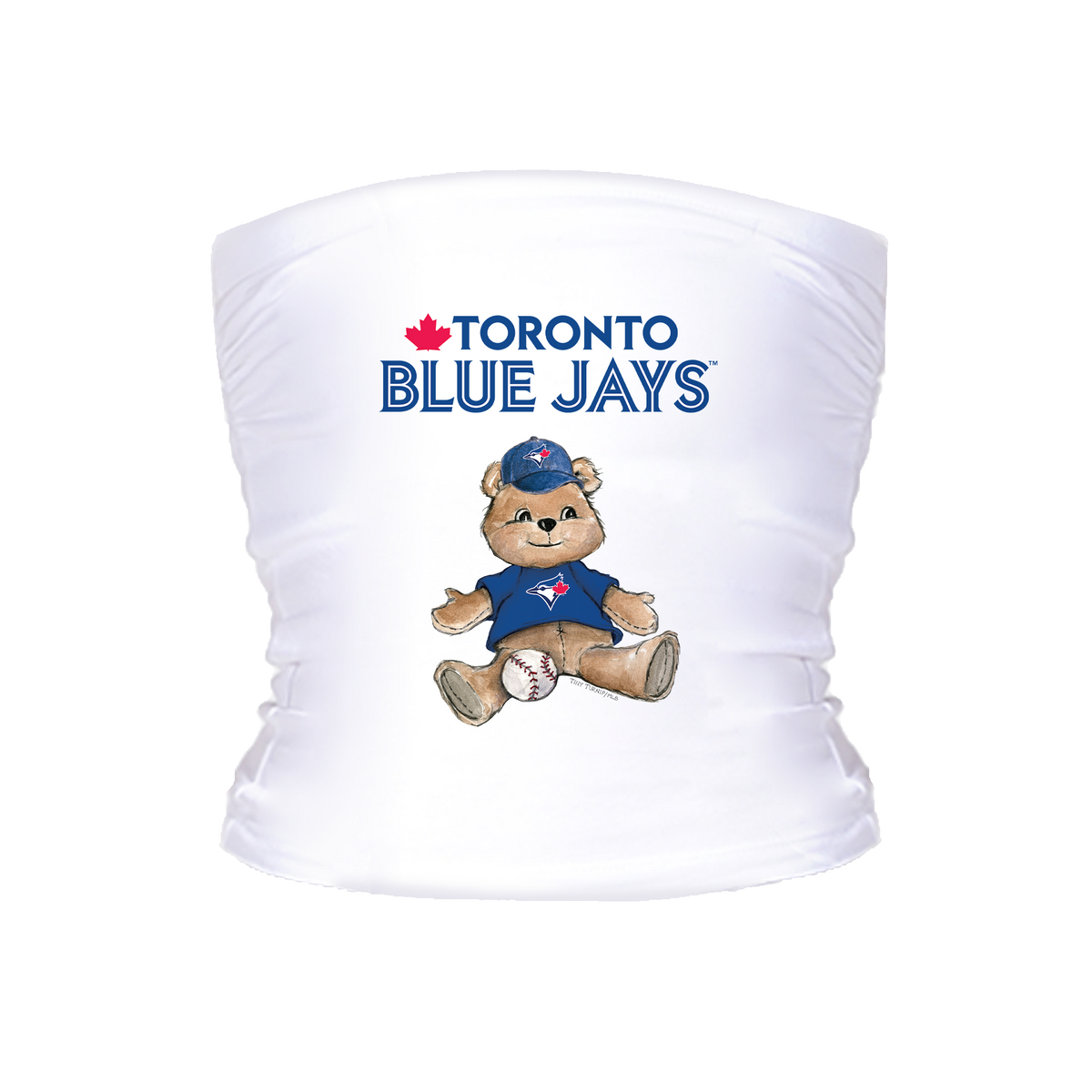 Toronto Blue Jays Teddy Crop Tube Top