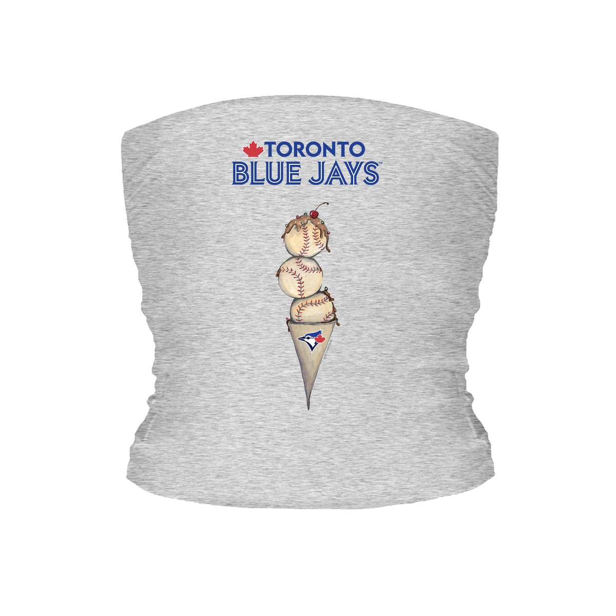 Toronto Blue Jays Triple Scoop Tube Top - Tiny Turnip