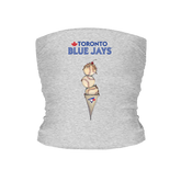 Toronto Blue Jays Triple Scoop Tube Top - Tiny Turnip