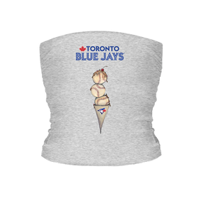 Toronto Blue Jays Triple Scoop Tube Top - Tiny Turnip