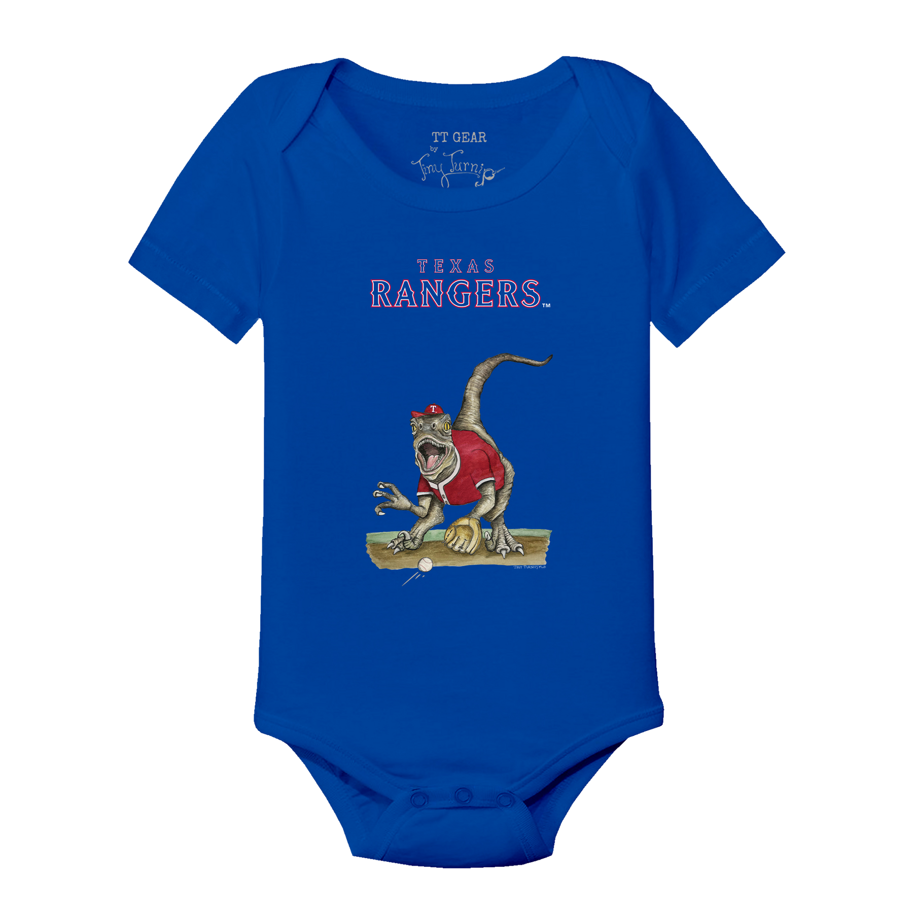 Texas Rangers Velociraptor Short Sleeve Snapper