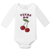 Texas A&M Aggies Cherries Long Sleeve Snapper