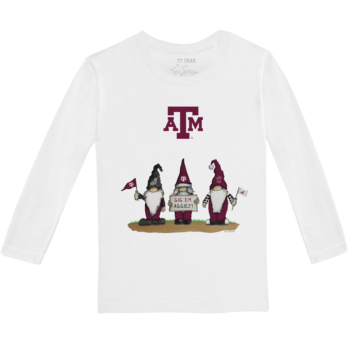 Texas A&M Aggies Gnomes Long-Sleeve Tee Shirt