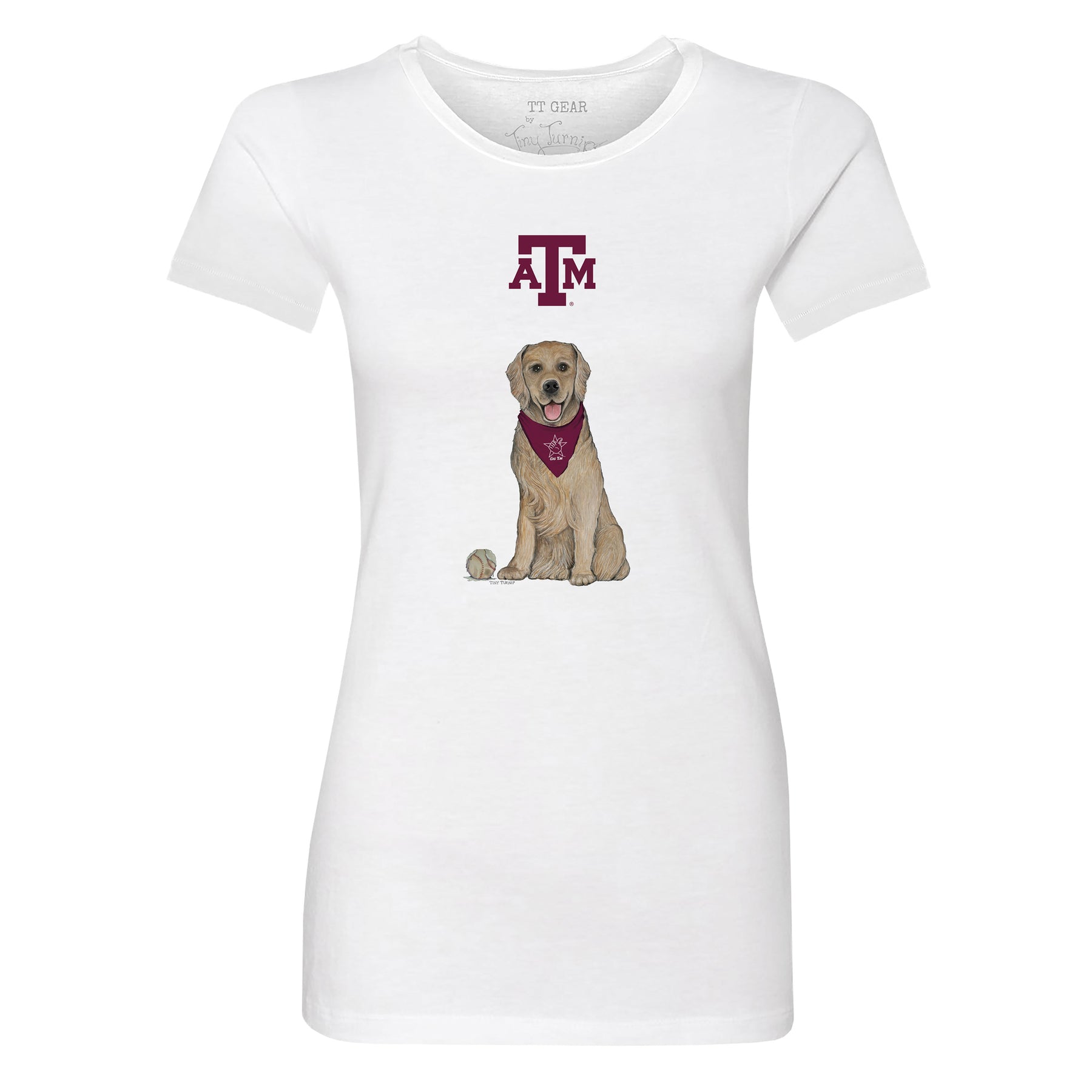 Texas A&M Aggies Golden Retriever Tee Shirt