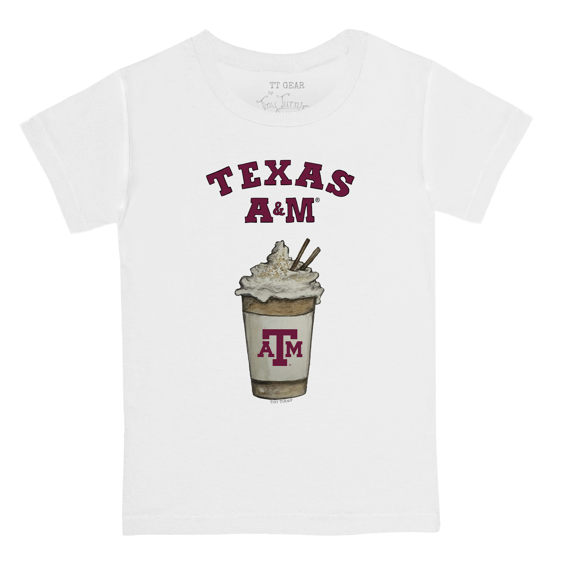 Texas A&M Aggies Latte Kid's Tee Shirt