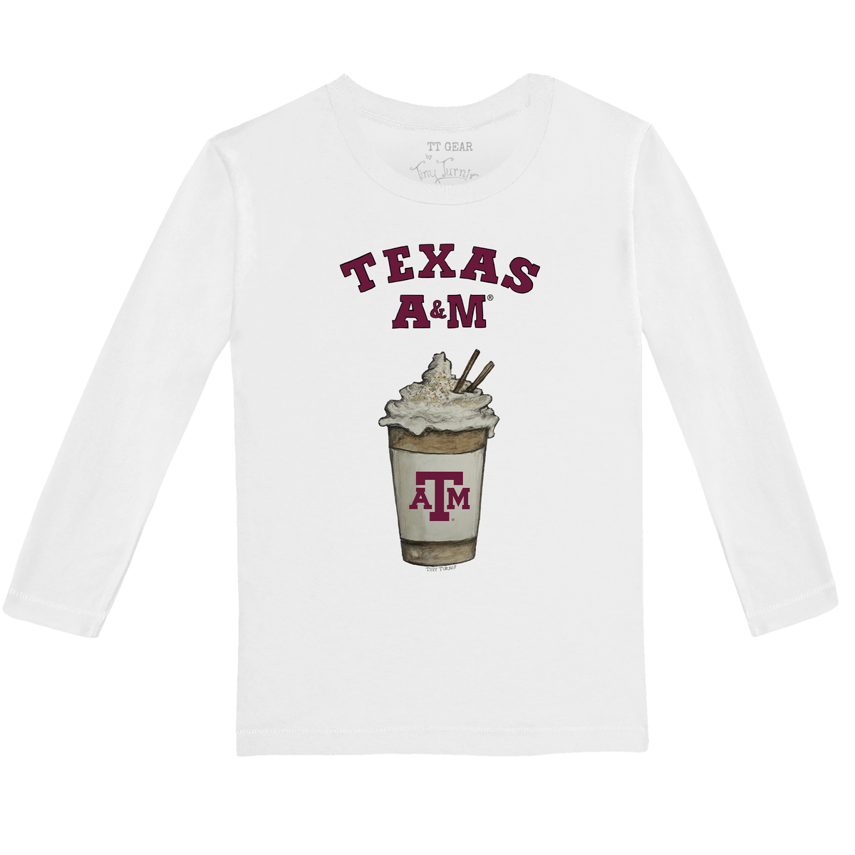 Texas A&M Aggies Latte Long-Sleeve Tee Shirt
