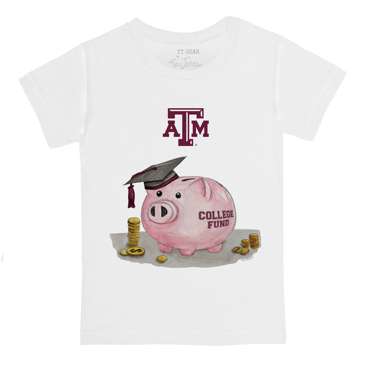 Texas A&M Aggies Piggy Tee Shirt