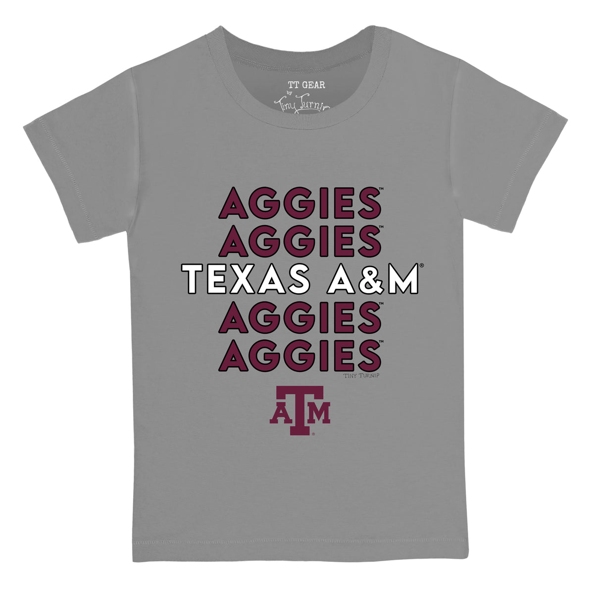 Texas A&M Aggies Stacked Tee Shirt