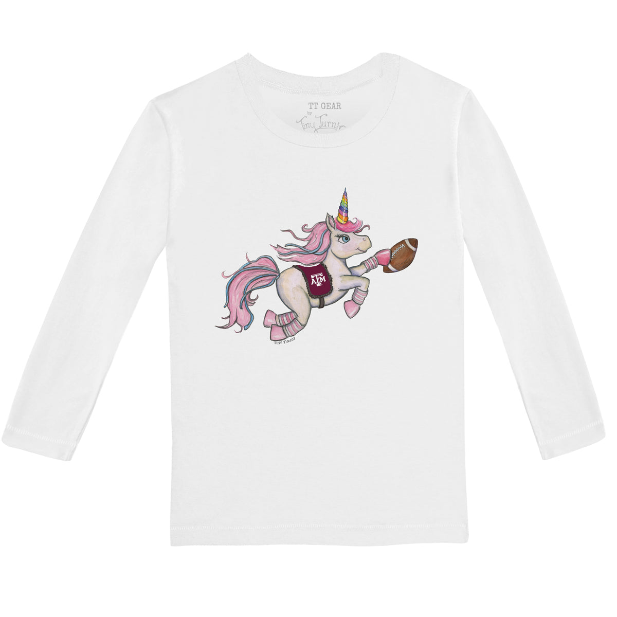 Texas A&M Aggies Unicorn Long-Sleeve Tee Shirt