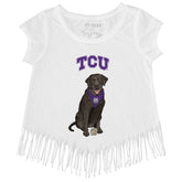 TCU Horned Frogs Black Labrador Retriever Fringe Tee