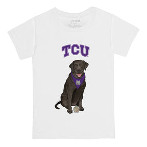 TCU Horned Frogs Black Labrador Retriever Tee Shirt