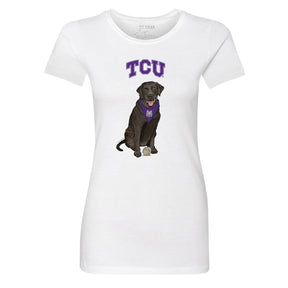 TCU Horned Frogs Black Labrador Retriever Tee Shirt