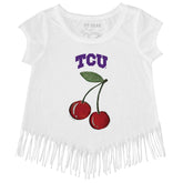 TCU Horned Frogs Cherries Fringe Tee