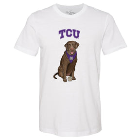 TCU Horned Frogs Chocolate Labrador Retriever Tee Shirt