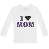 TCU Horned Frogs I Love Mom Long-Sleeve Tee Shirt