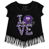 TCU Horned Frogs Love Fringe Tee