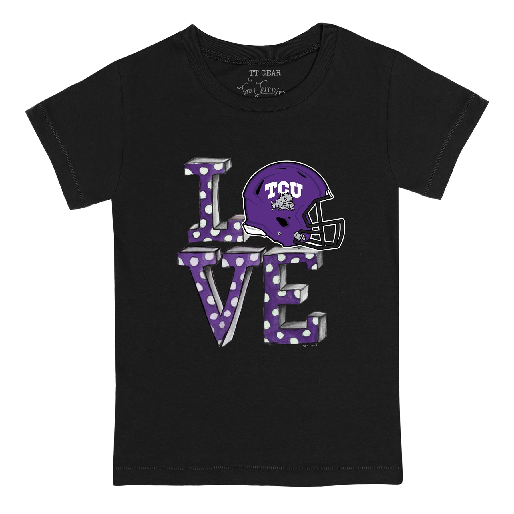 TCU Horned Frogs Love Tee Shirt