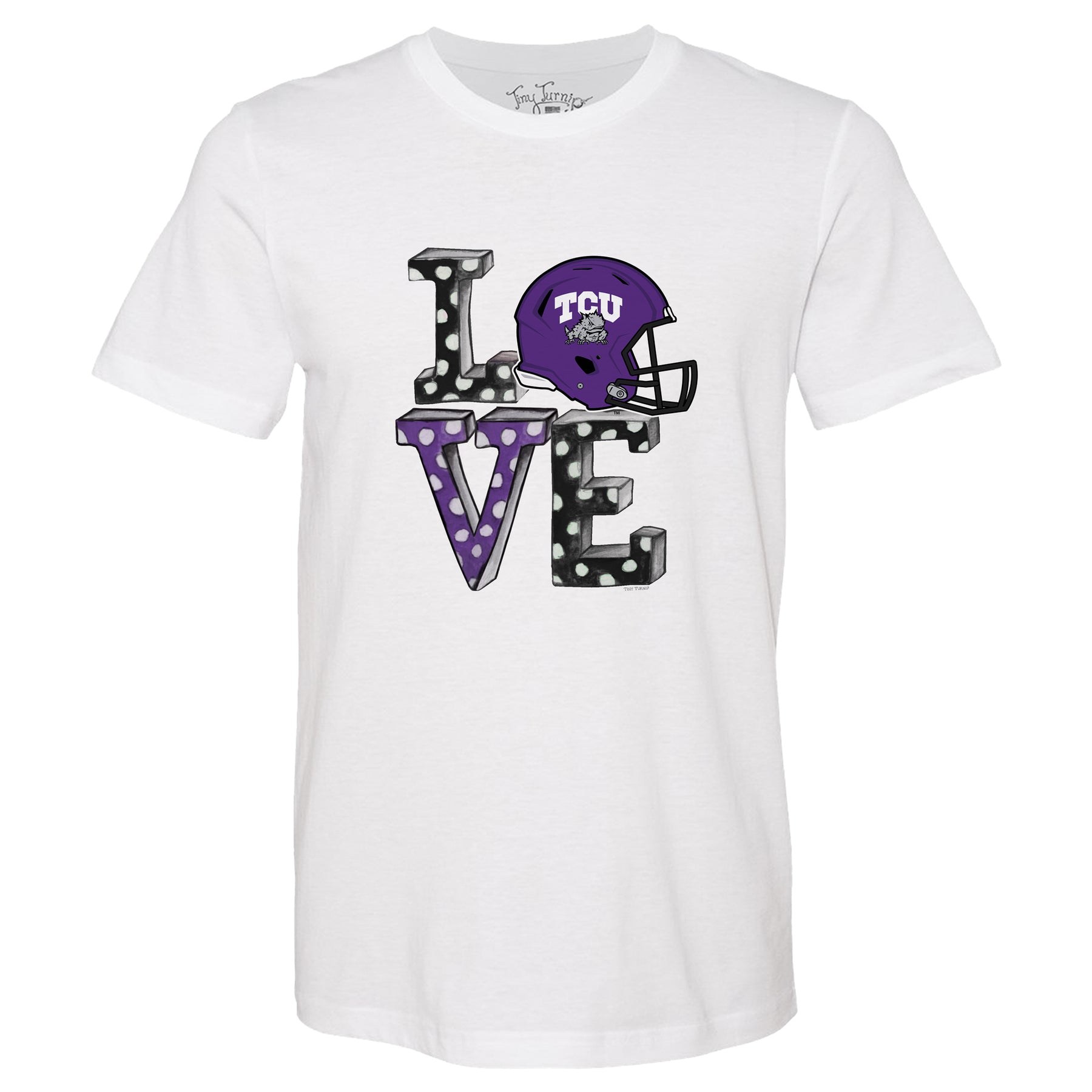 TCU Horned Frogs Love Tee Shirt