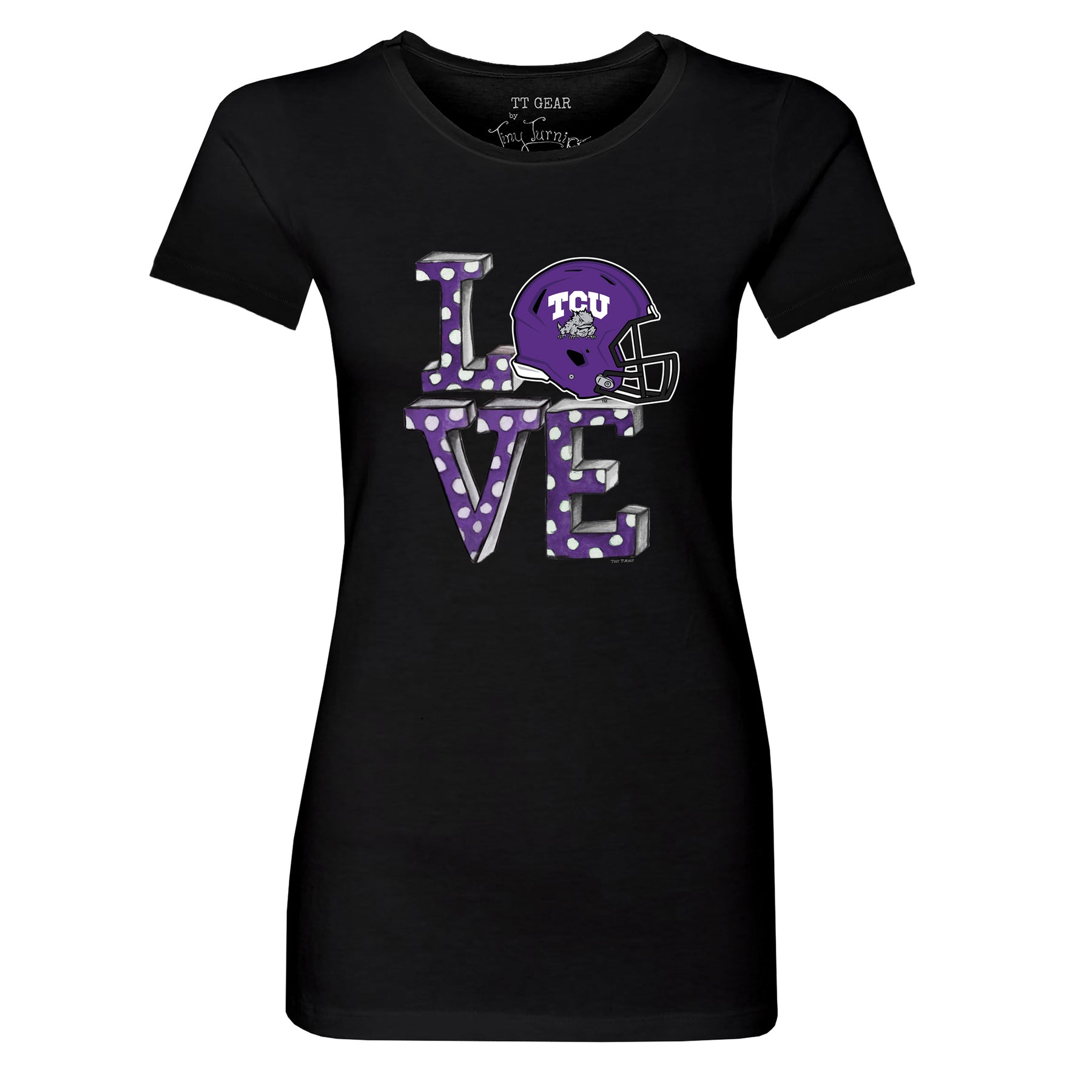 TCU Horned Frogs Love Tee Shirt