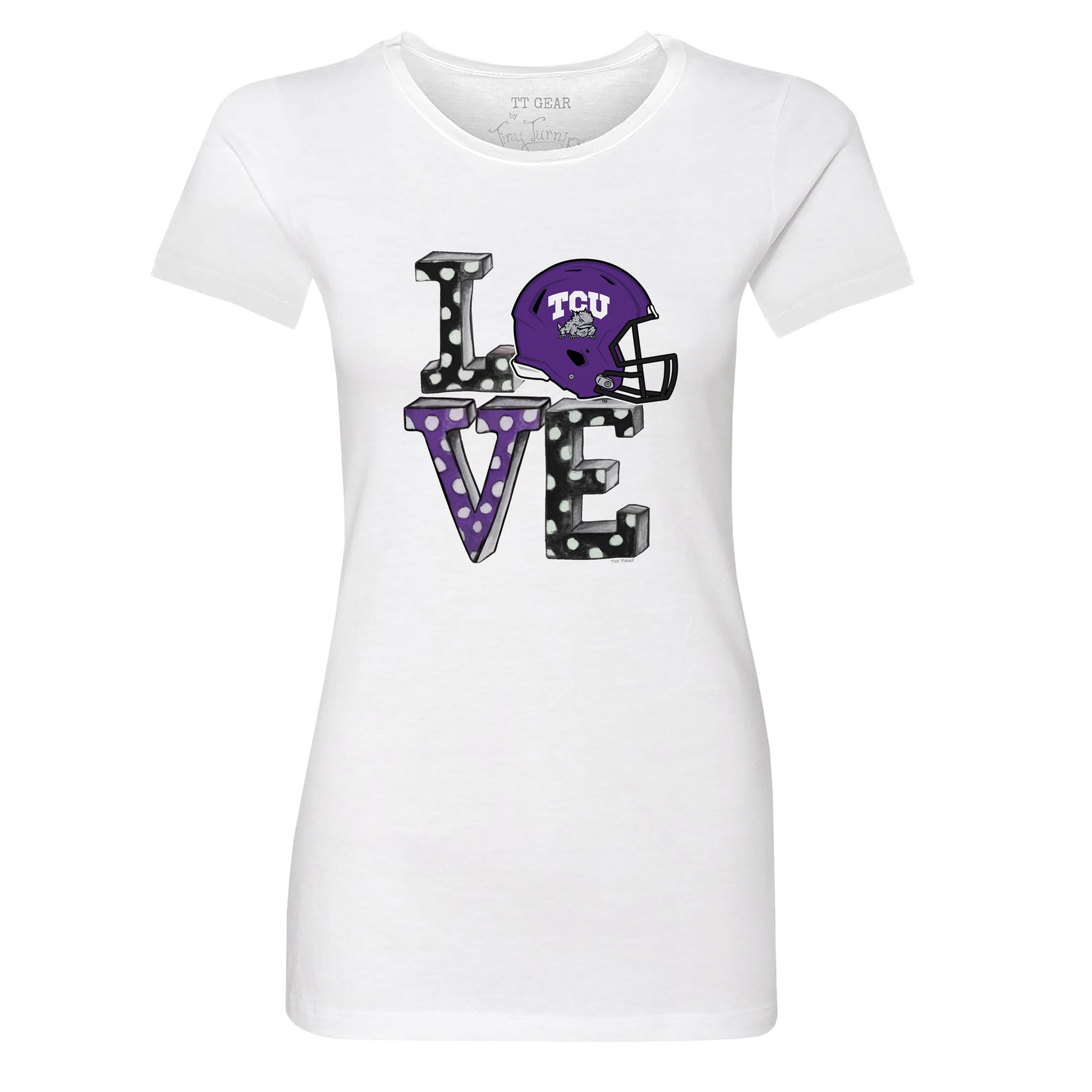 TCU Horned Frogs Love Tee Shirt