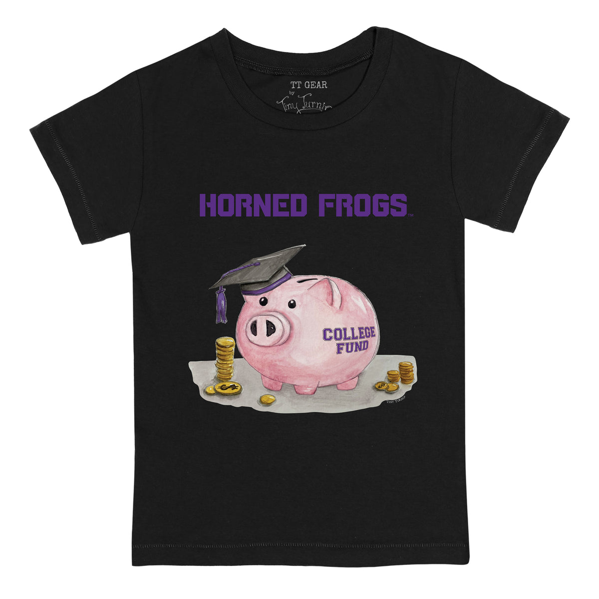 TCU Horned Frogs Piggy Tee Shirt