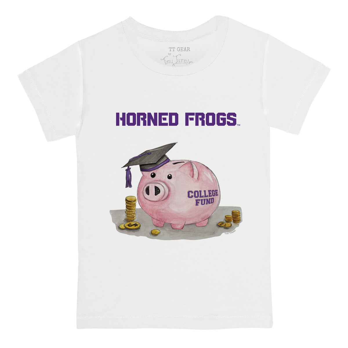 TCU Horned Frogs Piggy Tee Shirt