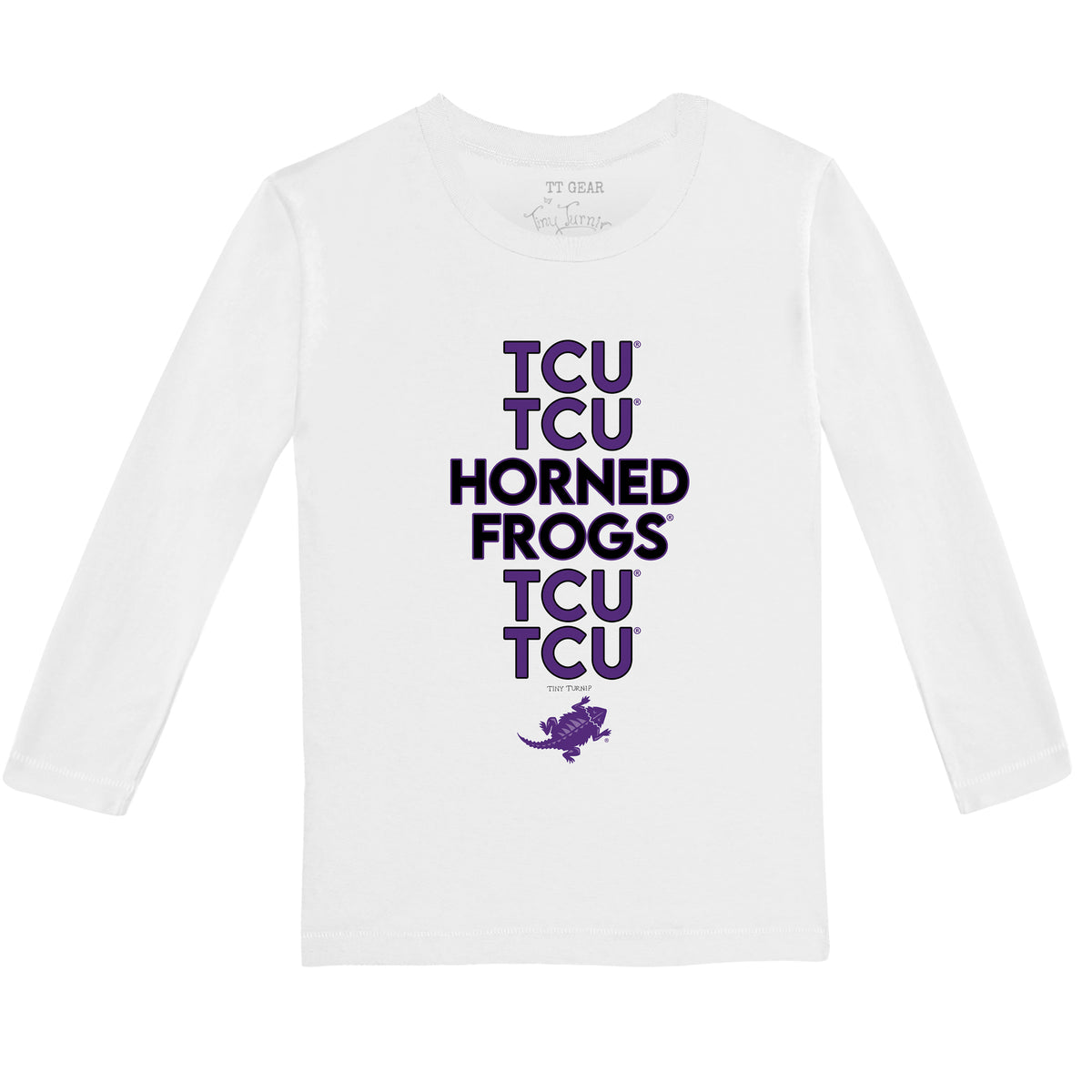 TCU Horned Frogs Stacked Long-Sleeve Tee Shirt