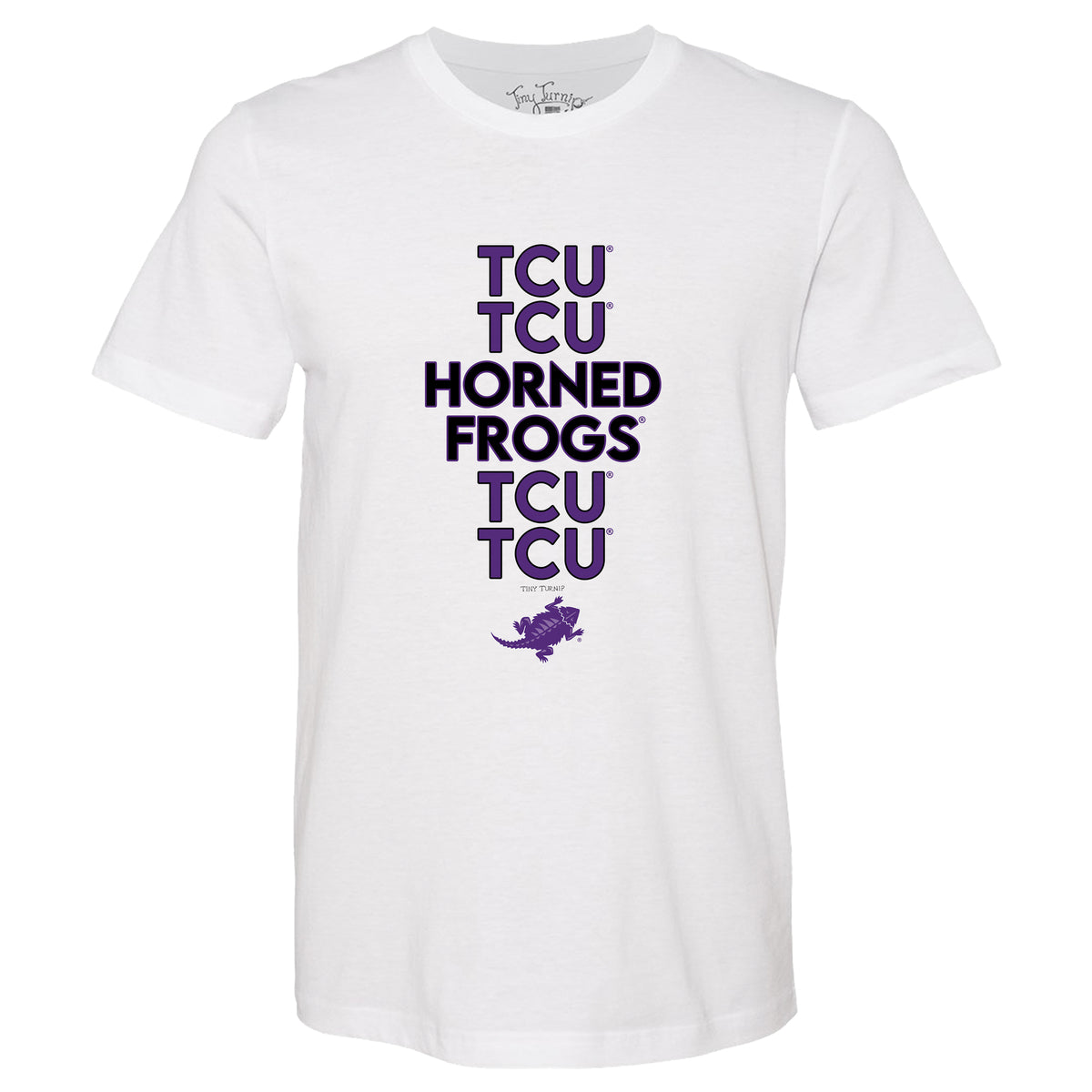 TCU Horned Frogs Stacked Tee Shirt